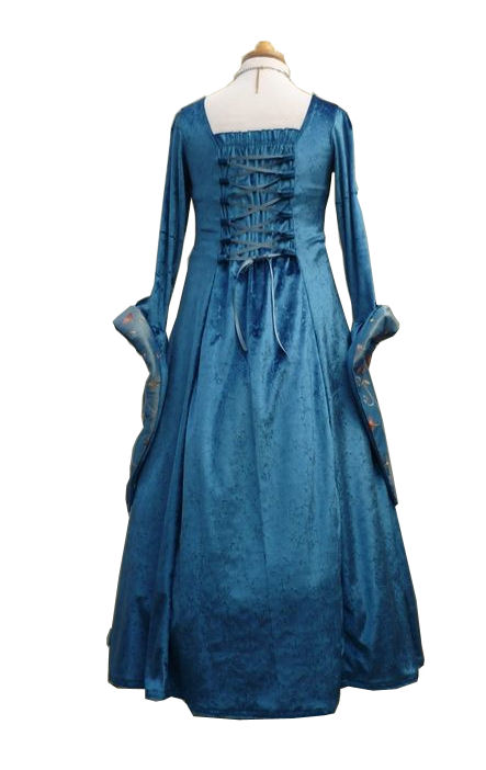 Girl's Deluxe Medieval Tudor Costume Age 8 - 10 Years Image